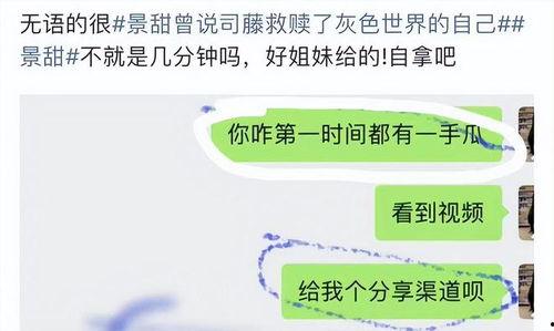 景甜早期爆料视频,揭秘娱乐圈幕后真相  第3张